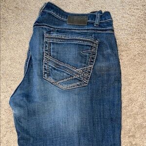 BKE Blue Straight Jeans with Classic Stretch